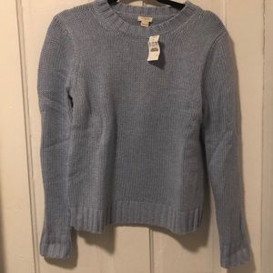 J Crew Factory Blue Crewneck Sweater